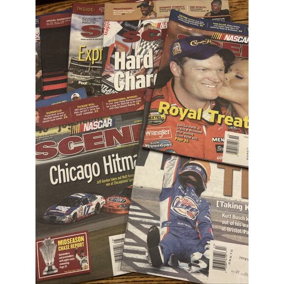 HUGE NASCAR SCENE Magazine Lot – 54+ Issues (2006–2009) Earnhardt - Picture 1 of 13
